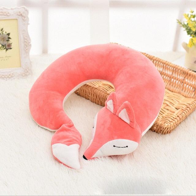 Cute Fox Animal Cotton Plush U Shape Neck Pillow Travel Car Home Pillow Nap Animal Pillow Health Care with Eye Mask Cute Fox U Shaped Neck Pillow for Car Airplane Traveling ,Animal Plush Stuffed Travel Pillow Travel Pillows Cartoon Planes Fox Animal - ALLURELATION - 552, Animal Cotton Plush, Car Pillows, Cotton Plush, Cute Fox Neck Pillow, Cute Fox U Shaped Neck Pillow, Cute FoxPillow, Eye Mask, Neck Pillow, Pillow Health Care, Travel Pillows, U Shape Neck Pillow - Stevvex.com