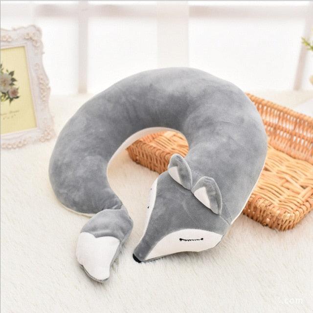 Cute Fox Animal Cotton Plush U Shape Neck Pillow Travel Car Home Pillow Nap Animal Pillow Health Care with Eye Mask Cute Fox U Shaped Neck Pillow for Car Airplane Traveling ,Animal Plush Stuffed Travel Pillow Travel Pillows Cartoon Planes Fox Animal - ALLURELATION - 552, Animal Cotton Plush, Car Pillows, Cotton Plush, Cute Fox Neck Pillow, Cute Fox U Shaped Neck Pillow, Cute FoxPillow, Eye Mask, Neck Pillow, Pillow Health Care, Travel Pillows, U Shape Neck Pillow - Stevvex.com