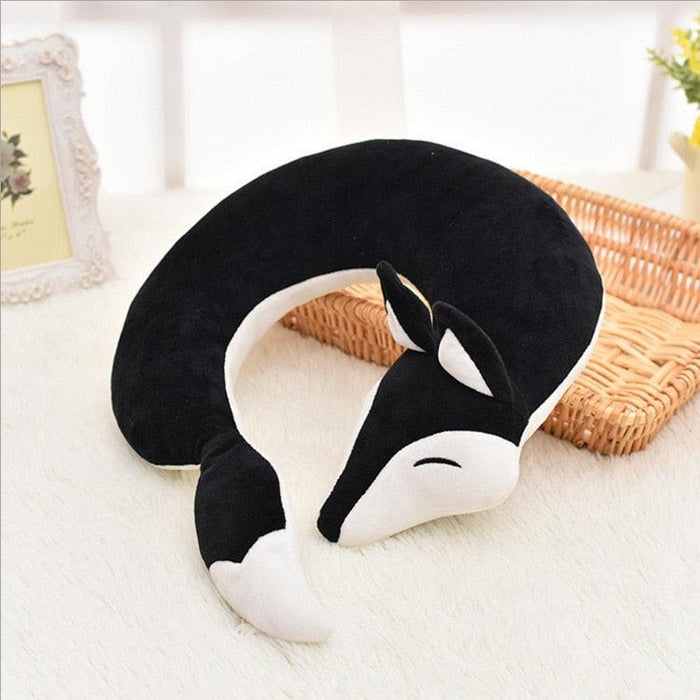 Cute Fox Animal Cotton Plush U Shape Neck Pillow Travel Car Home Pillow Nap Animal Pillow Health Care with Eye Mask Cute Fox U Shaped Neck Pillow for Car Airplane Traveling ,Animal Plush Stuffed Travel Pillow Travel Pillows Cartoon Planes Fox Animal - ALLURELATION - 552, Animal Cotton Plush, Car Pillows, Cotton Plush, Cute Fox Neck Pillow, Cute Fox U Shaped Neck Pillow, Cute FoxPillow, Eye Mask, Neck Pillow, Pillow Health Care, Travel Pillows, U Shape Neck Pillow - Stevvex.com