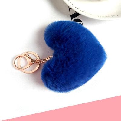 Cute Keychain Fake Rabbit Fur Heart Pompom Key Chain Bag Cars Simple Fluffy Keyring Jewelry Gifts Fluffy Keyring Faux Fur Heart Ball Keychain For Women Girl - ALLURELATION - 551, accessories, Appreciation Keychain, Best Selling Keychains, Fluffy Keyring, gift, Gift for men, gifts, Heart Key Chain, Heart Pompom Key Chain, Key chains, key charms, key rings, keychain, Keychain For Boy, Keychain Gifts, Pompom Key Chain, Rabbit Fur Heart Pompom Key Chain, Rabbit Fur Key Chain, Simple Fluffy Keyring - Stevvex.com