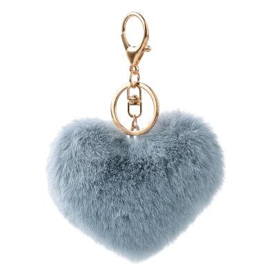 Cute Keychain Fake Rabbit Fur Heart Pompom Key Chain Bag Cars Simple Fluffy Keyring Jewelry Gifts Fluffy Keyring Faux Fur Heart Ball Keychain For Women Girl - ALLURELATION - 551, accessories, Appreciation Keychain, Best Selling Keychains, Fluffy Keyring, gift, Gift for men, gifts, Heart Key Chain, Heart Pompom Key Chain, Key chains, key charms, key rings, keychain, Keychain For Boy, Keychain Gifts, Pompom Key Chain, Rabbit Fur Heart Pompom Key Chain, Rabbit Fur Key Chain, Simple Fluffy Keyring - Stevvex.com