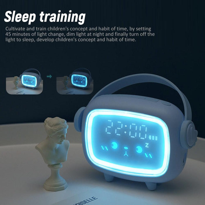 Cute Night Light Alarm Clock Timing Countdown Alarm Clock  Kids Alarm Clock Pink for Girls Bedroom Ok to Wake Children's Sleep Trainer Wake Up Light & Night Light LED Smart Kids Alarm Clock Night Light For Home Decor