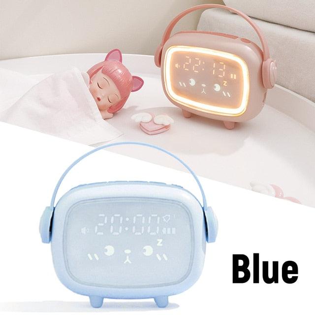 Cute Night Light Alarm Clock Timing Countdown Alarm Clock  Kids Alarm Clock Pink for Girls Bedroom Ok to Wake Children's Sleep Trainer Wake Up Light & Night Light LED Smart Kids Alarm Clock Night Light For Home Decor