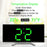 Digital Table Clock Digital Alarm Clock LED Bedside Clock Dual Alarm Adjustable Volume Alarm Clock for Bedroom  Electronic 7 Inch Number Desktop Alarm Clocks For Kids Bedroom LED Screen Curved Dimmable Mirror