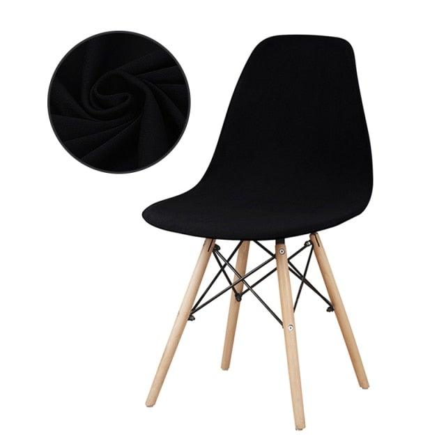 Dining Chair Cover Lounge Armless Chair Protector Stretchable Slipcovers for Dining Room Living Room Seat Cover For Shell Chair Washable Removable Armless Shell Chair Cover And Home Hotel Slipcover Seat Case