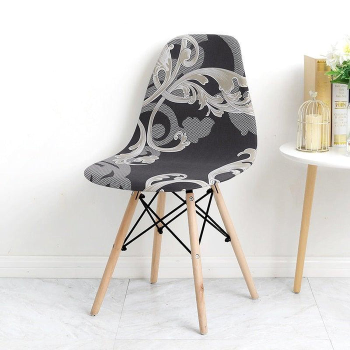 Dining Chair Cover Lounge Armless Chair Protector Stretchable Slipcovers for Dining Room Living Room Seat Cover For Shell Chair Washable Removable Armless Shell Chair Cover And Home Hotel Slipcover Seat Case