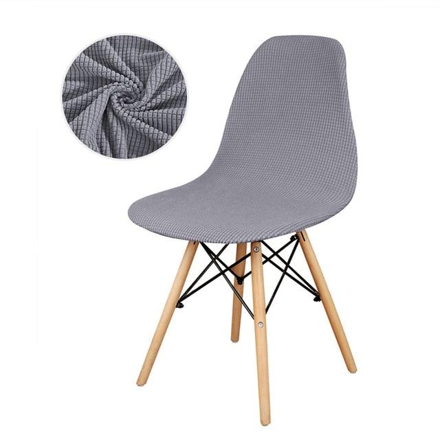 Dining Chair Cover Lounge Armless Chair Protector Stretchable Slipcovers for Dining Room Living Room Seat Cover For Shell Chair Washable Removable Armless Shell Chair Cover And Home Hotel Slipcover Seat Case