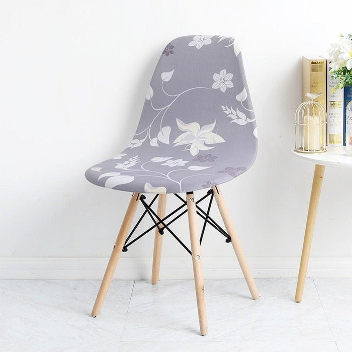 Dining Chair Cover Lounge Armless Chair Protector Stretchable Slipcovers for Dining Room Living Room Seat Cover For Shell Chair Washable Removable Armless Shell Chair Cover And Home Hotel Slipcover Seat Case