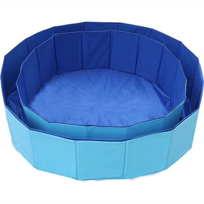 Dog Pool Foldable Dog Swimming Pool Pet Bath Swimming Tub Bathtub Pet Swimming Pool Collapsible Bathing Pool for Dogs Cats Kids Dog Swimming Pool For Large & Small Dogs