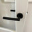 Door Handle  Brushed Stainless Steel Tube Hollow Spray Paint Frosted Black Round Cover Split Right Angle Door Handle Stainless Steel Tube Hollow Spray Paint Frosted Black Round Cover Split Right Angle Door Handle