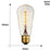 Edison Bulb E27 220V 40W ST64 G80 G95 T10 T45 A19 Retro Ampoule Vintage Incandescent Bulb edison Lamp Filament Light Bulb Decor LED Edison Bulb Dimmable Amber Warm 2700K Antique Vintage Filament Light Bulbs