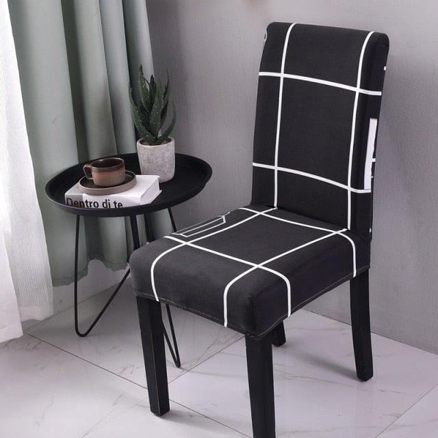 Elastic Chair Covers Spandex Dining Room Stretch Seat Cover Chair Protective Case for Restaurant Universal Removable Washable Soft Spandex High Back Large Chair Cover Slipcover for Dining Room Kitchen Hotel Table Banquet