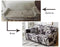 Elastic Sofa Cover For Living Room Stretch Combination Slipcovers Flowers Printed Sectional Couch Covers 1/2/3/4 Seater Floral Pattern Sofa Cover With Separate Cushion Cover Stretch Armchair Slipcover Washable Furniture Protector