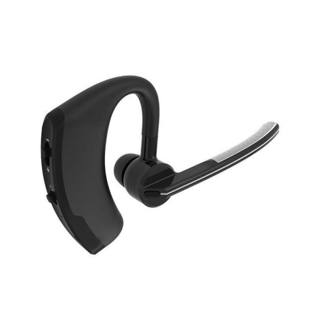 Elegant Black Bluetooth Earphone Wireless Stereo HD Mic HiFi Headphones Bluetooth Comfort Handsfree Driving Headset Ideal Standby Time Single In Ear Headset For Worm Driving