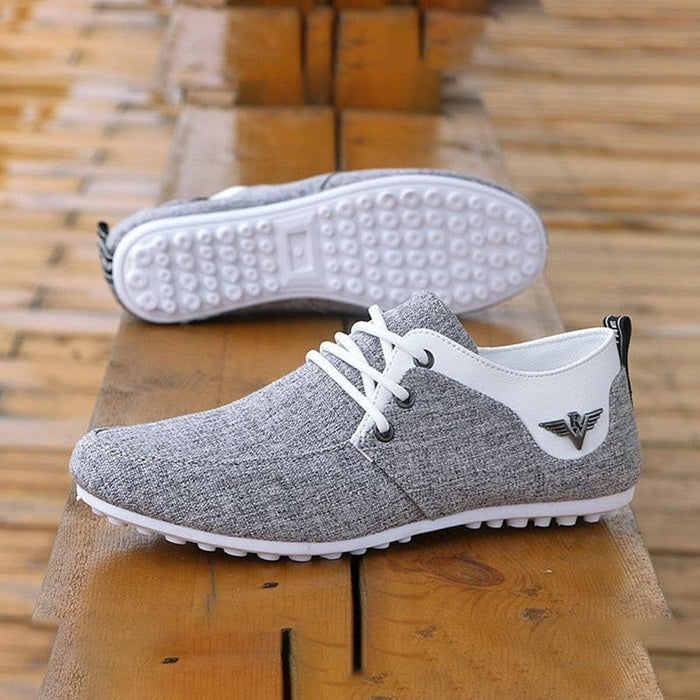 Elegant Casual Mens Shoes Lace-Up Linen Cloth Breathable Mens Canvas Shoes Flats Driving Walking Shoes Driving Sneakers Casual Cloth Shoes Lightweight Outdoor Shoes - STEVVEX Shoes - 107, Canvas Flat Sneakers, Canvas Shoes, Casual Sports Sneakers, Casual Walking Sneakers, Classic Mens Sneakers, Comfortable Shoes, Elegant Mens Shoes, Men Casual Shoes, Men Shoes, Mens Casual Elegant Shoes, Modern Shoes, Shoes, Sneakers, Soft Shoes, Sport Mens Shoes, Sport Sneakers, Sports Shoes, Strong Mens Shoes- Stevvex.com