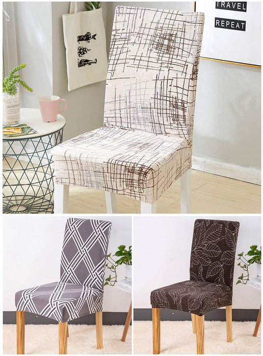 Elegant Kitchen Chair Covers Stretch Seat Covers For Chairs Slipcover Chair house chaise Furniture Covers Gray Chair cover Washable Anti dust Seat Slipcover Protector for Hotel Office Ceremony Banquet Wedding Party