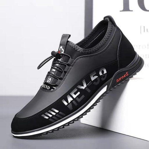 Elegant Leather Mens Luxury Casual Slip On Black Driving Fashion Sneakers Casual Walking Shoes Lightweight Anti-Slip Low Top Breathable Leather Mens Business Sneakers - STEVVEX Shoes - 105, Business Shoes, Business Sneakers, Casual Mens Shoes, Casual Walking Shoes, Comfortable Shoes, Elegant Sport Shoes, Leather Mens Shoes, Mens Shoes, Mens Sneakers, Non Slip Shoes, Running Shoes, Sneakers, Snow Shoes, Sport Mens Sneakers, Sports Shoes, Street Sports Shoes, Strong Shoes, Walking Shoes - Stevvex.com