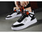 Elegant Sport Men's Sneaker Trend High Top Platform Shoes Spring Vulcanized Shoes Leather Casual Sport Fashion Flat Low Top Sneaker Lace-up Modern Design