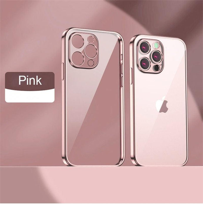 Elegant Unisex Clear Transparent Soft Case For iPhone 13 Pro Max 12 11 13Pro 14 Shockproof Ultra Thin Bumper Cover Luxury Cover Back Cover for iPhone