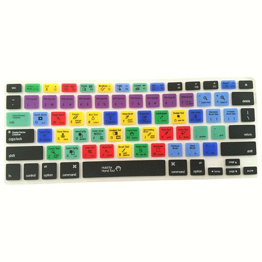 English Adobe Photoshop Shortcut Keys Keyboard Protector Keyboard Covers Perfect Fit Silicone Skin Keyboard Covers For Laptops