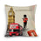 European Style Throw Pillow Covers Red London Street Bus Telephone Booth Big Ben Square Cushion Covers For Home Bed Sofa Throw Pillow Covers Red Bus and Telephone Booth Design Cushion Case Cotton Linen Home Sofa Decor 45X45CM