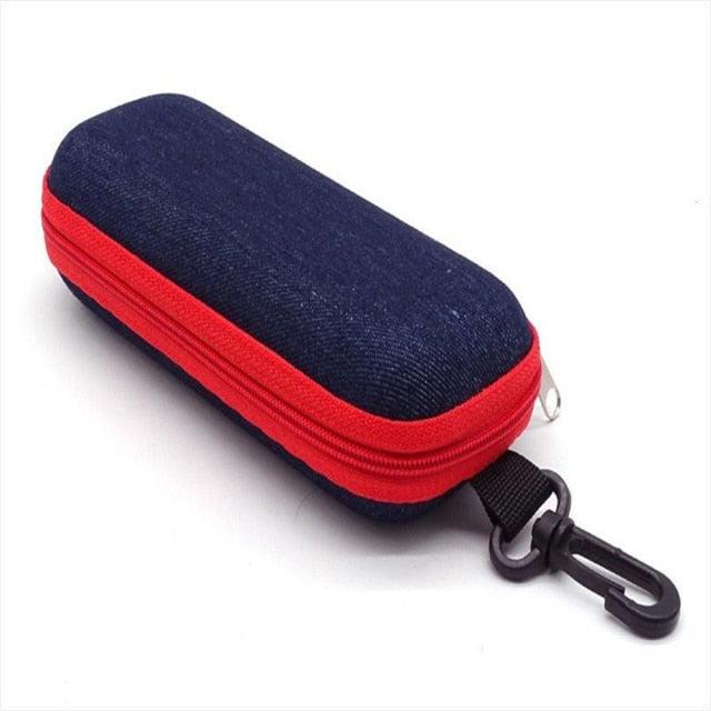 Eyewear Cases Cover Sunglasses Hard Case For Women Men Glasses Box With Zipper Eyeglass Cases Hard Shell Eyeglasses Cases Protective Case For Glasses Zipper Eyeglasses Frame Glasses Case Hook