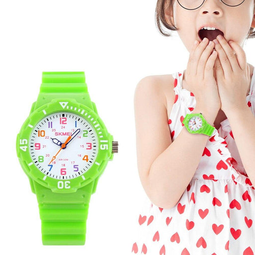 Fashion Children Watches 50M Waterproof Kids Quartz Wristwatches Clock For Boys Girls Analog Watch Waterproof Learning Time Wrist Watch Easy To Read Time Wrist Watches For Kids