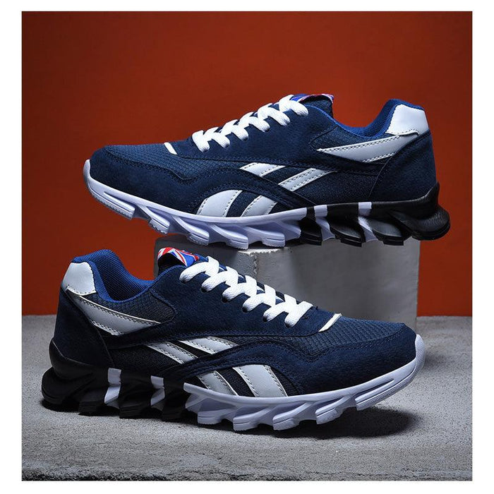 Fashion Mens Running Light Breathable Shoes New Style Mens Sneakers Light Weight Running Elegant Soft Sneakers Comfortable Athletic Running Sneakers