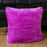 Fashion Plush Cushion Cover Shaggy Faux Fur Decorative Pillow Fur Pillows Fluffy Throw Pillows Cover Faux Fur Pillow Case Luxury Soft Cushion Cover Cushion Covers Home Living Room Seat Car Pink Pillowcase