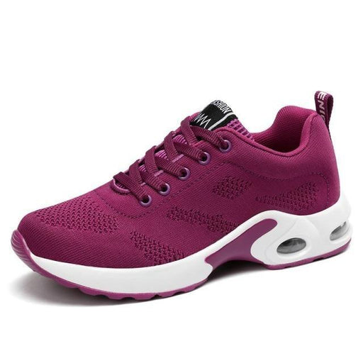 Fashion Womens Sneakers Air Cushion Soft Bottom Running Shoes Outdoor Mesh Breathable Tennis Shoes Comfortable Women Casual Shoes Trainers Running Shoes