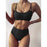 Female Push Up Swimsuit Modern Swimwear For Women Bikinis High Waist Bikini Set Solid Bikini 2 Piece Swimsuit Bathing Suits Women Bathing Suit High Waist Bikini Set Sport Wear Swimming Suit Bikini