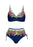 Floral High-Waist Bikini Sets Push Up Swimsuit Summer Two Pieces Swimwear Women Plus Size Two 2 Piece Bikini Sets Push Up Swimsuit Separates Tops Bottoms Swimwear Bathing Suit Women Plus Size Bathing Suits