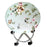 Floral Printed Round Chair Cover Bar Stool Elastic Seat Cover Home Chair Slipcover Anti-dirty Case Removable Chair Protector Stretch Round Bar Stool Covers Washable Stool Cushion Slipcover Elastic Bar Chair Covers