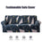 Geometric Sofa Covers Stretch Plaid Sofa Slipcovers for Living Room Elastic Sofa Cover Couch Armchair Cover Towel 1 2 3 4 Seater Slipcover For Sofas Loveseat Armchair Living Room Universal Furniture