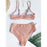 Glitter Sparkling Female Swimsuit High Waist Bikini Women's High Waist Bikinis Party Glitter Scoop Neck Crop Top Swimsuits Two Piece Bathing Suit Women Swimwear Two-pieces Bikini Set Summer Swim Suit