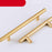 Gold Kitchen Door T Bar Straight Cupboard Handle Knobs Cabinet Pull Aluminum Alloy Handles Furniture Handle T Bar Handles for Kitchen Cabinets Door Brushed Brass Drawer Pulls Knobs Stainless Steel Furniture Hardware