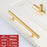 Gold Kitchen Door T Bar Straight Cupboard Handle Knobs Cabinet Pull Aluminum Alloy Handles Furniture Handle T Bar Handles for Kitchen Cabinets Door Brushed Brass Drawer Pulls Knobs Stainless Steel Furniture Hardware