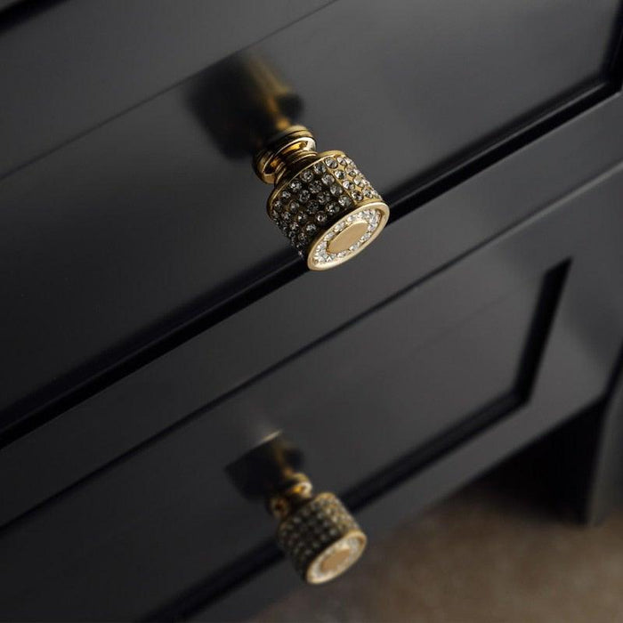 Gold Luxury Door Handles Zinc Alloy Cabinet Handle Drawer Knobs European Wardrobe Pulls Kitchen Furniture Handle Wardrobe Drawer Dresser Closet Furniture Door Handles Knobs Kitchen Office Home Hardware