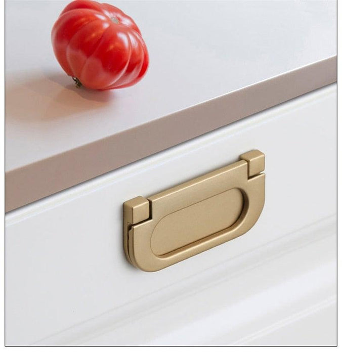 Golden Simple Fashion Aluminum Alloy Furniture Handles Bookcase Handles Wine Cabinet Handles Door Knob Handles For Cabinet Cabinet Knobs Cupboard Drawers Cabinet Dresser Bookcase Wardrobe 2.2CM