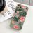 Green Leaves Plant Flower Phone Case for iphone 11 12 13 14 Pro Max Hard Back Shockproof Cover Floral Tropical Design with Slim Glossy Green Palm Leaves Pattern Case