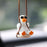 Gypsum Cute Anime Car Accessories Swing Duck Car Pendant Interior Rearview Mirrors Charms Swing Duck Pendant Auto Rearview Mirror Ornaments Birthday Gift Auto Decoration Super Cute Swing Duck Mirror Hanging Car Interior Accessories Car Fragrance