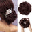 Hair Bun Extensions Messy Curly Elastic Hair Scrunchies Hairpieces Synthetic Chignon Donut Up-do Hair Pieces Clip in Hair Extension For Volumized Hair Buns For Girls