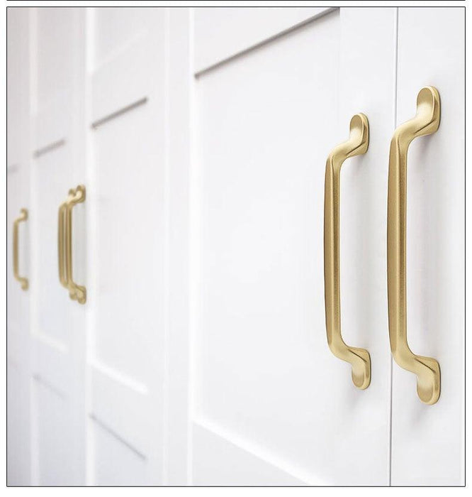 Handles Drawer Cabinet Furniture Kitchen Handles For Cabinet Knob Door Drawer Furniture Kitchen Pearl Golden Simplicity Hardware Pull Handles Modern Style T Bar Kitchen Cabinet Hardware Pulls