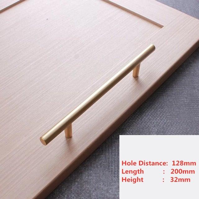 Handles Drawer Cabinet Furniture Kitchen Handles For Cabinet Knob Door Drawer Furniture Kitchen Pearl Golden Simplicity Hardware Pull Handles Modern Style T Bar Kitchen Cabinet Hardware Pulls