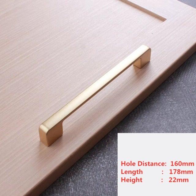 Handles Drawer Cabinet Furniture Kitchen Handles For Cabinet Knob Door Drawer Furniture Kitchen Pearl Golden Simplicity Hardware Pull Handles Modern Style T Bar Kitchen Cabinet Hardware Pulls