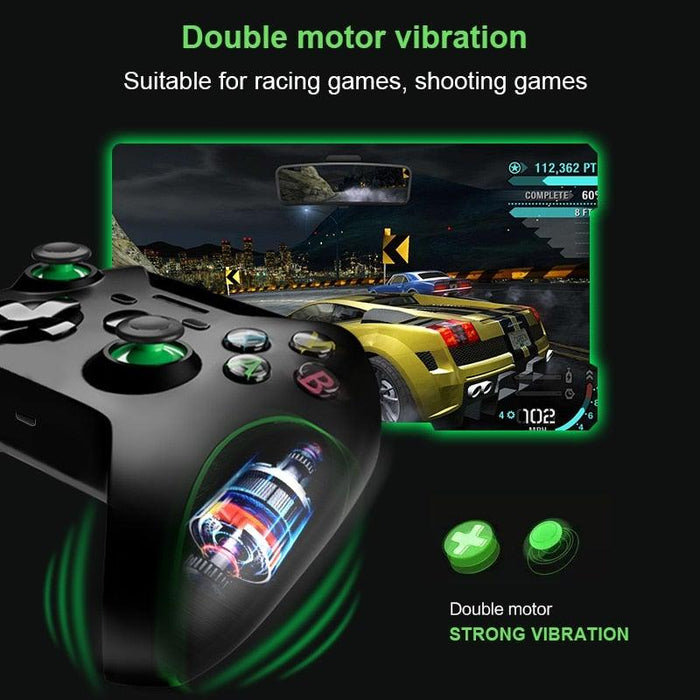 High Quality Black 2.4GHz Wireless Joystick Gamepad Controller Compatible With PC Monitor Laptop - STEVVEX Game - 221, all in one game controller, best quality joystick, black gamepad, bluetooth support available, bluetooth wireless gamepad, classic games, classic joystick, compatible with mobile phone, controller for pc, game, Game Controller, Game Pad, joystick, joystick for games, joystick game - Stevvex.com