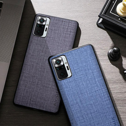 High Quality Shockproof Anti fingerprint  Silicone Case For Xiaomi Redmi Note 10C 10 Pro Max 10T 10S Lite 4G 5G Premium Cloth Texture Simple Cover For Redmi Note 10 Pro Max Case