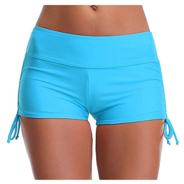 High Waist Bikini Bottoms Women's High Waisted Shorts Swim Bottoms Full Coverage Bikini  Swimsuit Bottom For Women Swimming Panties Ladies Summer Fashion Solid  Bikinis Swim Shorts Bottom Women's Swimsuit