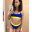 High Waist Bikini Swimsuits Women Push Up Swimwear Ribbed Bathing Suit Strap  Bikinis Set Beachwear High Waist Bathing Suit Full Coverage Two Piece Swimsuit