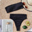 High Waist Bikinis Swimsuits Swimwear Women Black Strapless High Cut Bathing Suit Women  Beachwear Women's Scoop Neck Cut Out Front Lace Up Back High Cut One Piece Swimsuit